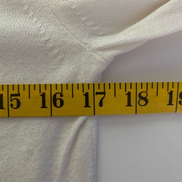 BANANA REPUBLIC Crew Neck Tulip Sleeve W/Bow Tie Detail Cozy‎ Knit Sweater - Picture 10 of 11